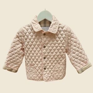 Burberry | Pink Quilted Toddler Jacket (18mo)